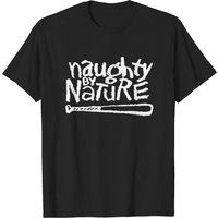 Naughty By Nature Men's Baseball T-shirt in Black