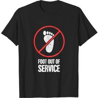 Funny Foot Fracture T-Shirt for Men — Mens T Shirts