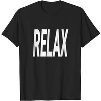 T-shirt Relax Relax pour hommes en noir — T-shirts pour hommes