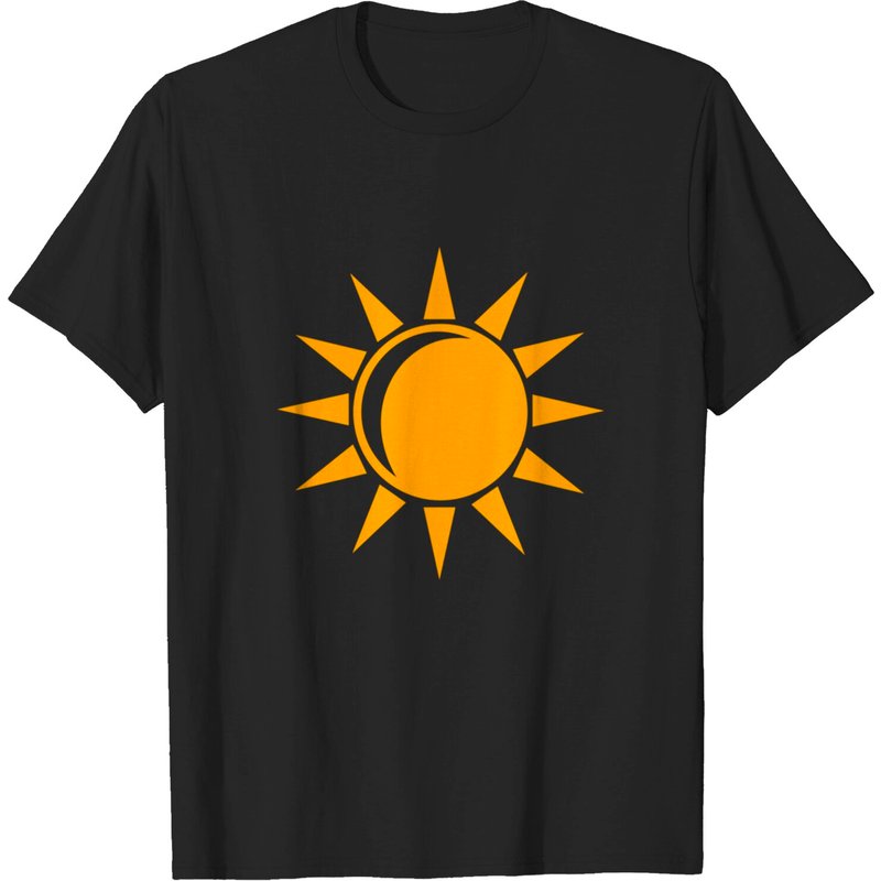 T-shirt Sun pour hommes - Noir
