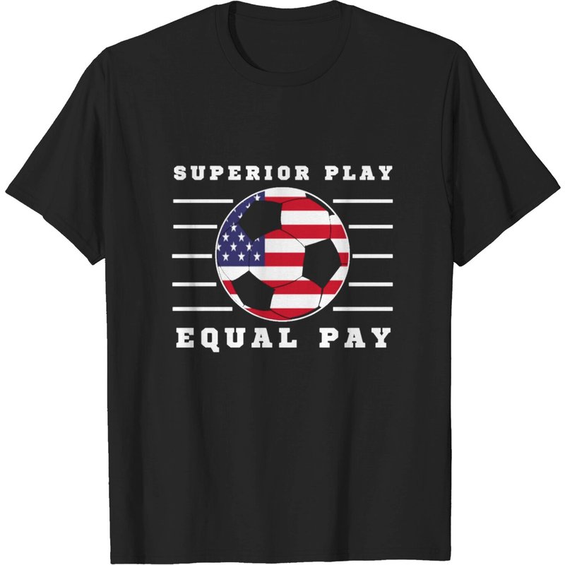 T-shirt de soccer pour hommes Superior Play Equal Pay — T-shirts pour hommes