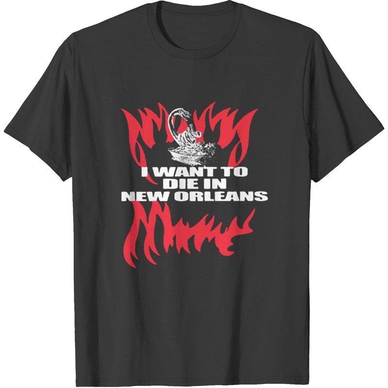 T-shirt pour hommes Want Die In New Orleans — T-shirts pour hommes