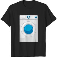 Washing Machine T-shirt for Men in Black