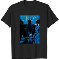T-shirt pour hommes Troy The Trojan Horse Poster — T-shirts pour hommes