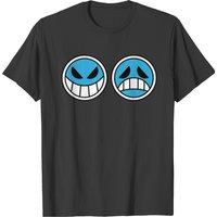One Piece Ace Smiley Face T-Shirt for Men