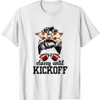 T-shirt Humoristique Classy Until Kickoff pour Hommes — T-shirts pour hommes