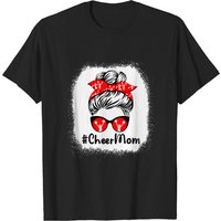 Bleached Cheer Mom Parent Cheerleading T-shirt for Men