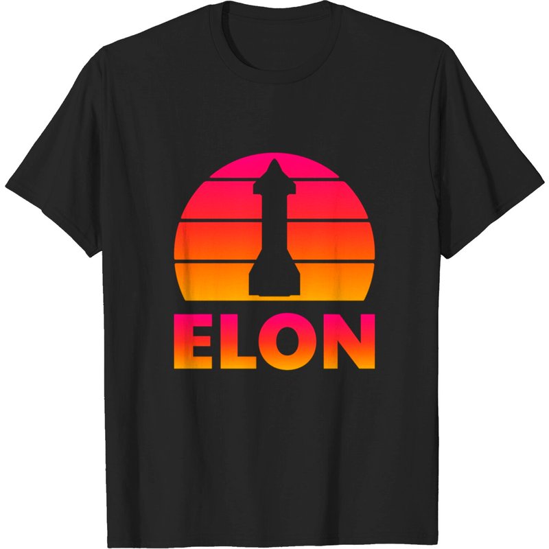 T-shirt pour hommes Elon Starship SN16 Mission spatiale Mars — T-shirts pour hommes