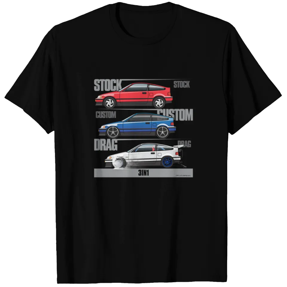 T-shirt 3in1 CRX pour hommes en noir