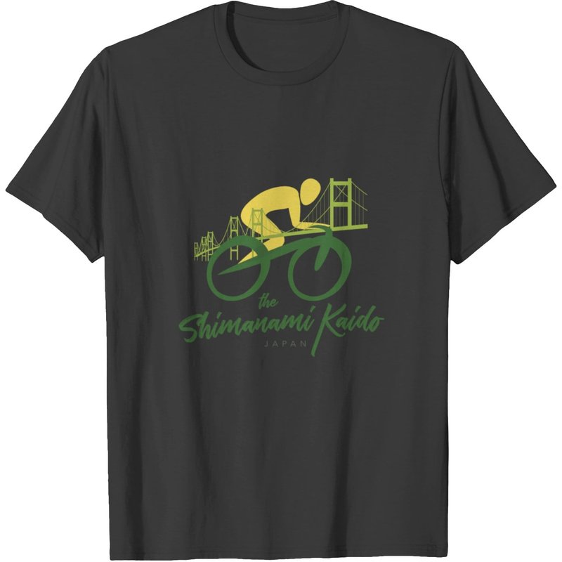 T-shirt Shimanami Kaido Japon pour hommes - Noir