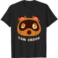 T-shirt noir pour hommes Tom Crook