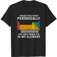 T-shirt Tableau Périodique Quand Je Suis Dans Mon Élément — T-shirts pour hommes