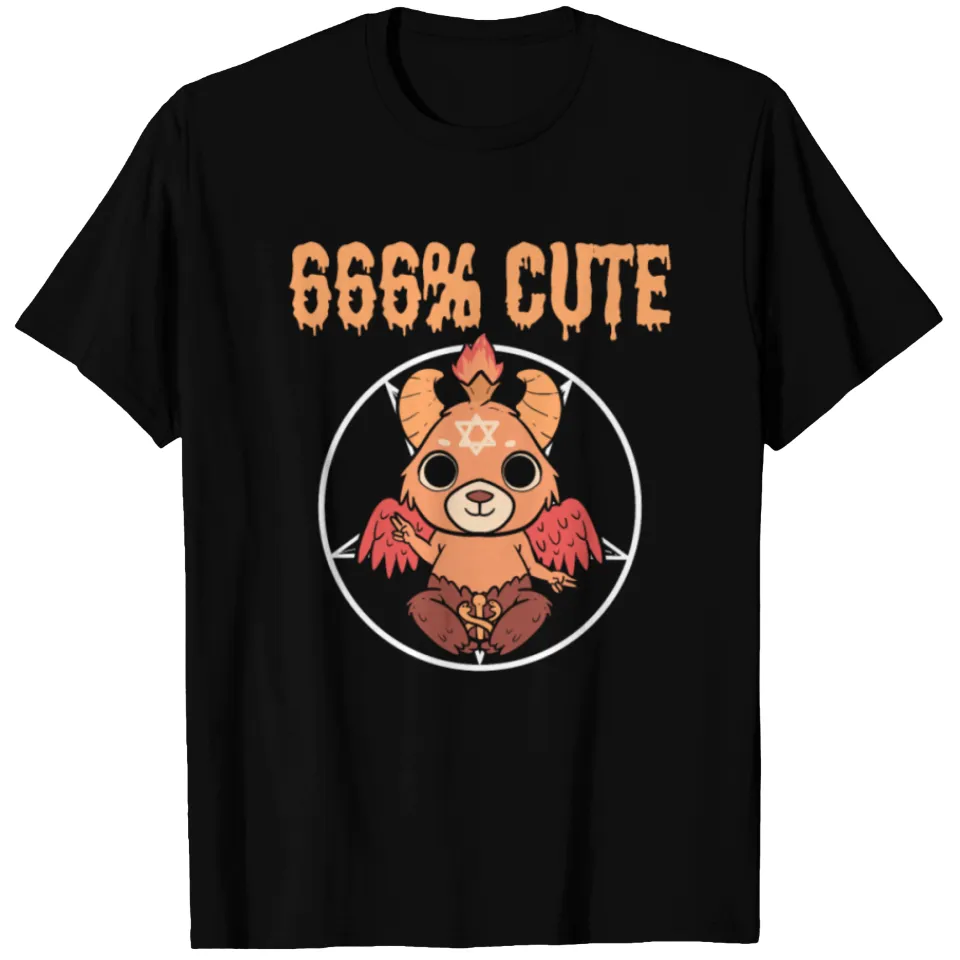 T-shirt Baphomet 666 pour hommes