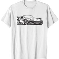 T-shirt S2000 HD Design pour hommes en noir