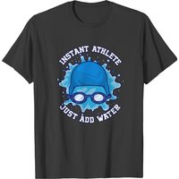 T-shirt de Natation Funny Instant Athlete Just Add Water pour Hommes — T-shirts pour hommes