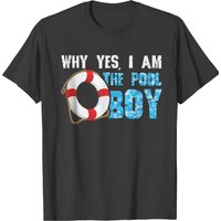 Pourquoi Oui, Je Suis Le Garçon de Piscine T-Shirt Sauveteur pour Hommes — T-shirts pour hommes