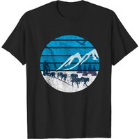 T-shirt pour hommes de traîneau à chiens Huskies — T-shirts pour hommes