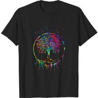 T-shirt Arbre de Vie pour Hommes en Noir