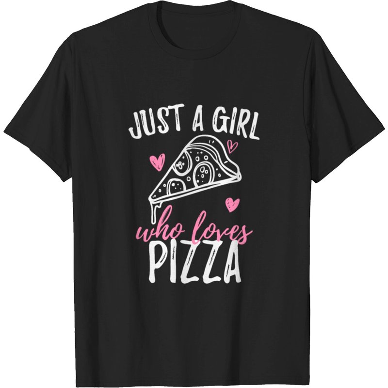 T-shirt pour hommes Girl Love Overload Pepperoni Pizza — T-shirts pour hommes