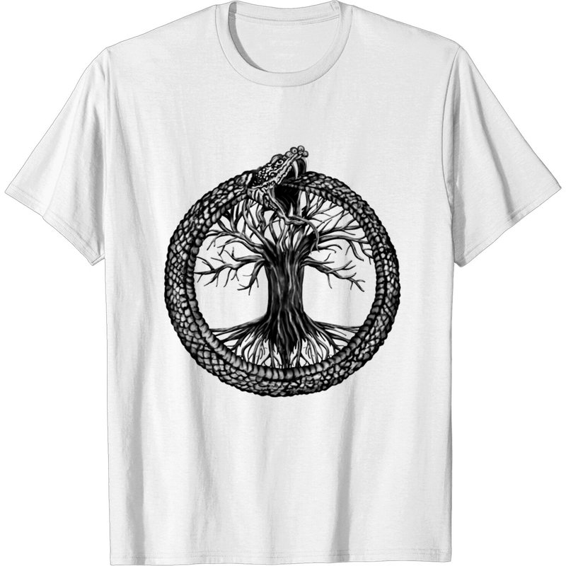Ouroboros Tree of Life T-Shirt for Men