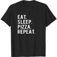 T-shirt Pizza Manger Dormir Pizza Répéter pour Hommes — T-shirts pour hommes