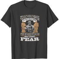 Ptsd - Earned By Doing What Others Fear Men's T-Shirt — Mens T Shirts