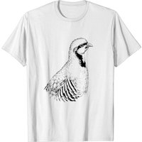 T-shirt Portrait d'Animal de Perdrix Chukar pour Hommes — T-shirts pour hommes