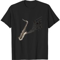 Saxophone Music Lover T-Shirt for Men — Mens T Shirts