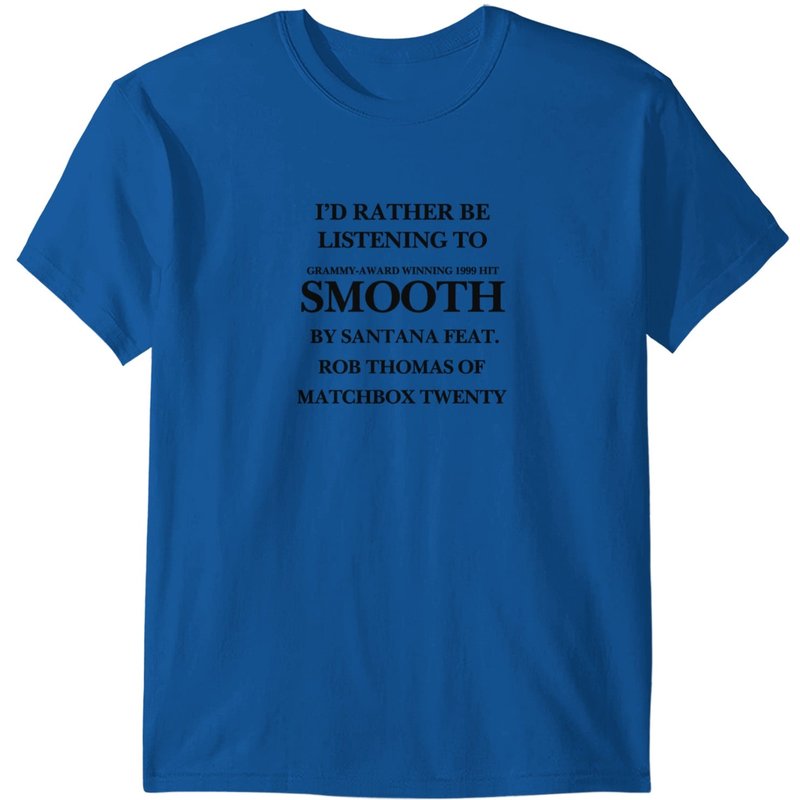 T-shirt Original Rather Be Listening To Smooth pour Hommes — T-shirts pour hommes