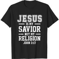 T-shirt pour hommes Jésus est mon Sauveur - Design chrétien — T-shirts pour hommes