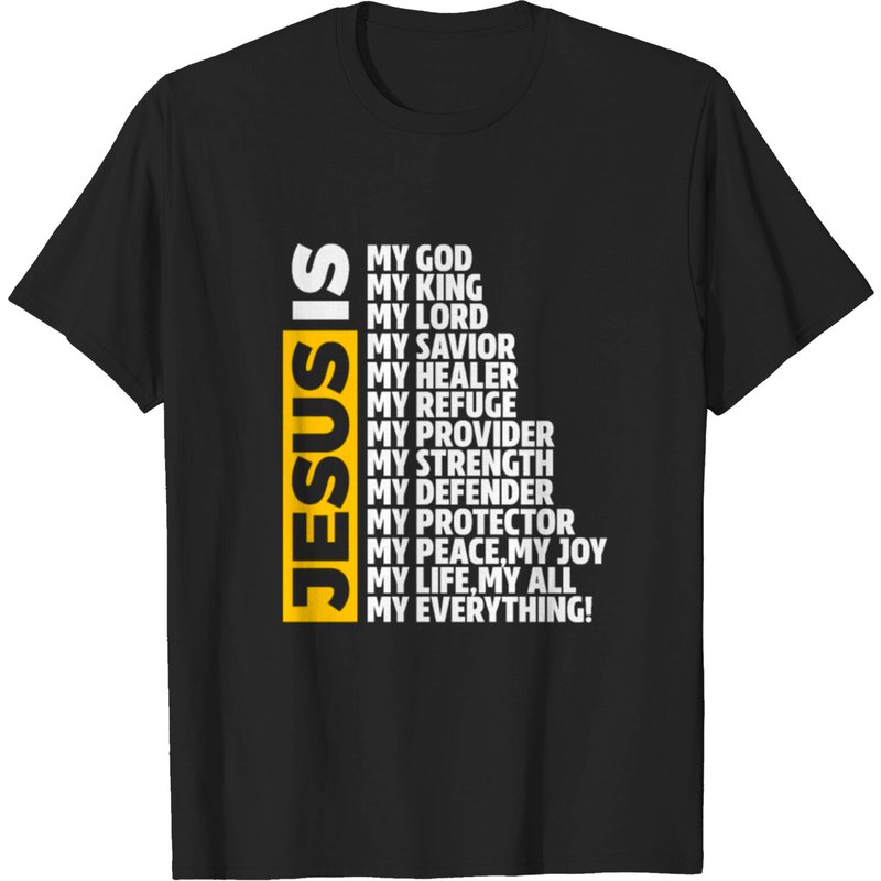 Jesus Is My God Men's Christian T-shirt — Mens T Shirts