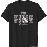 T-shirts de sensibilisation au cancer du poumon In This Family We Fight Together
