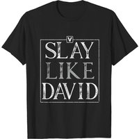 Slay Like David Midland New Life Vineyard Gift Tee for Men — Mens T Shirts