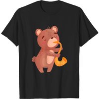 Bears & Saxophone Men's T-Shirt — Mens T Shirts
