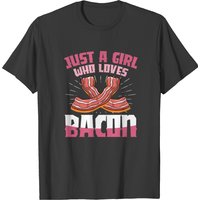Just A Girl Who Loves Bacon Men's T-Shirt — Mens T Shirts