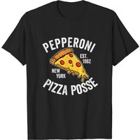 T-shirt pour hommes Pepperoni Pizza Posse
