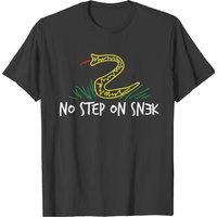 T-shirt No Step On Snek pour hommes en noir — T-shirts pour hommes