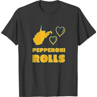 T-shirt pour hommes West Virginia Loves Pepperoni Rolls — T-shirts pour hommes