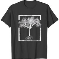 T-shirt blanc pour hommes Mother Nature