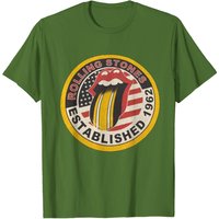 T-shirt Rolling For Stones pour hommes en noir