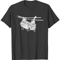 CH 47 Chinook T-Shirt for Men in Black — Mens T Shirts