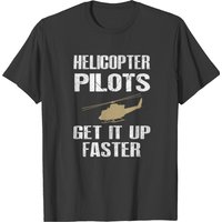 T-shirt Pilote d'Hélicoptère Get It Faster pour Hommes — T-shirts pour hommes