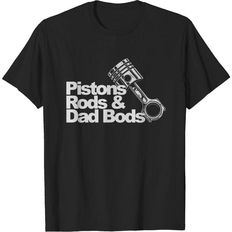 T-Shirt Pistons Rods And Dad Bods pour hommes — T-shirts pour hommes
