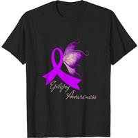 T-shirt de sensibilisation à l'épilepsie pour hommes en noir — T-shirts pour hommes