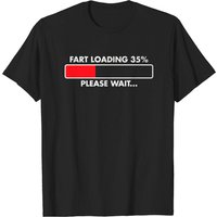 Fart Loading 35 Please Wait T-Shirt for Men