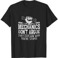 T-shirt de réparation automobile Mechanics Don't Argue