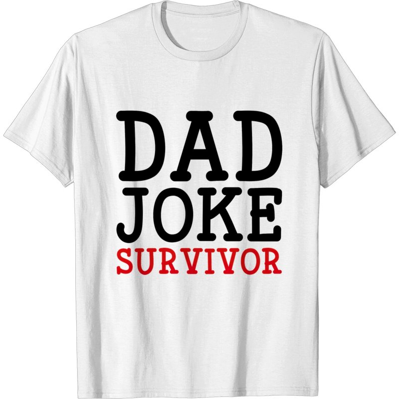 T-shirt Dad Joke Survivor pour hommes