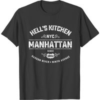 NYC Hell's Kitchen Men's T-Shirt in Black — Mens T Shirts