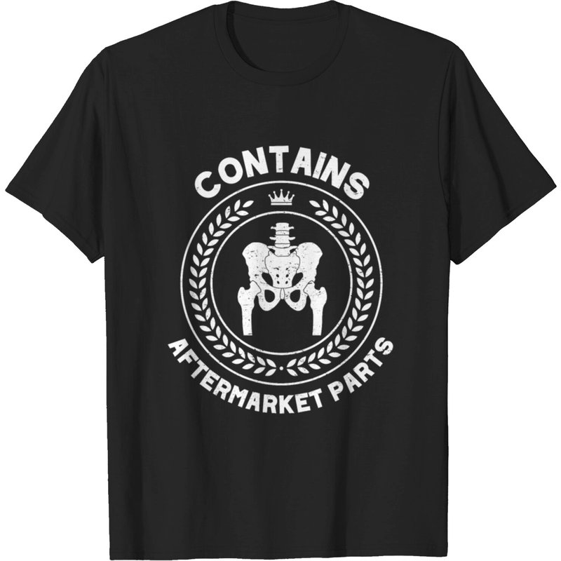 T-shirt pour hommes avec pièces de rechange pour hanche — T-shirts pour hommes
