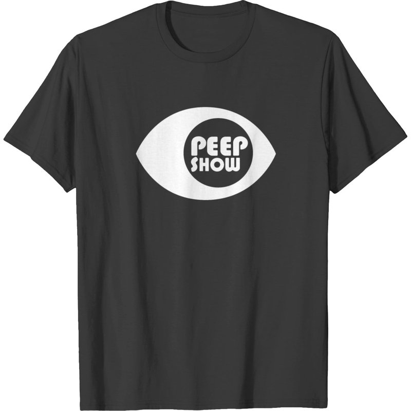 Peep Show Men's T-Shirt in Black